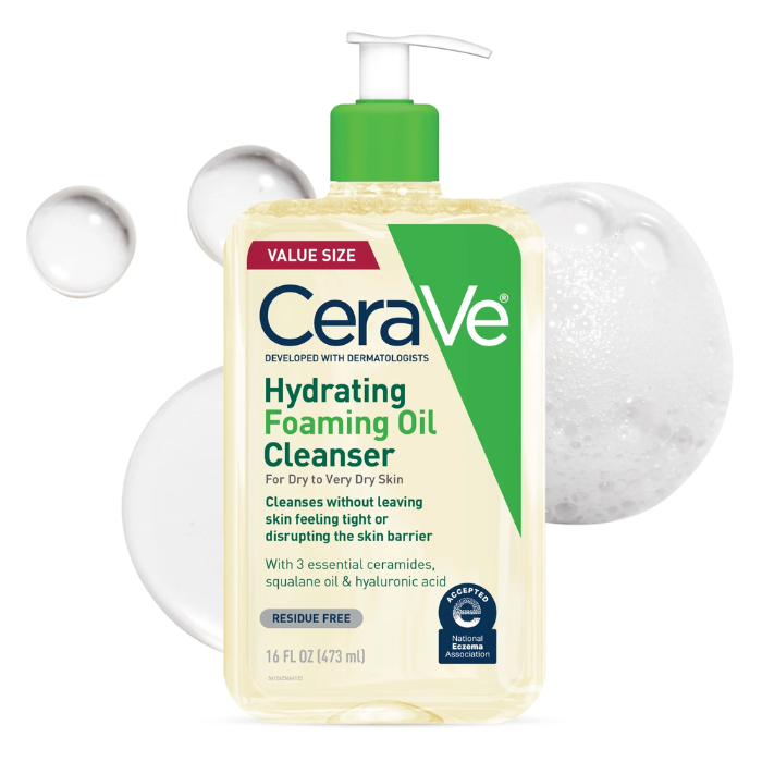 Cerave Hydrating Foaming Oil Cleanser