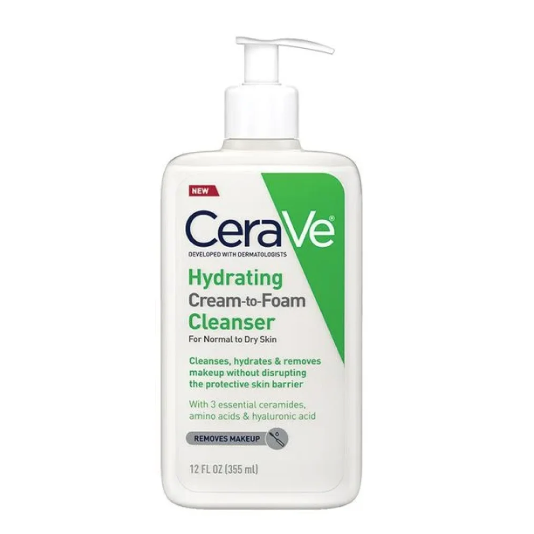 Cerave Hydrating Cream-to-Foam Cleanser