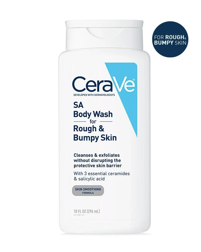 Cerave SA Body Wash for Rough & Bumpy Skin